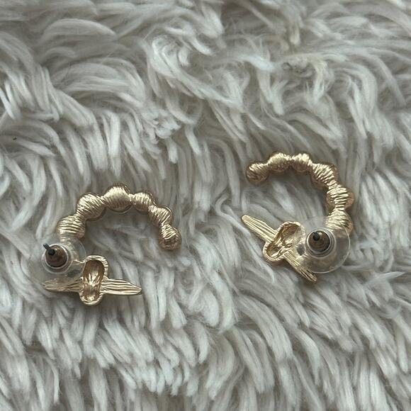 Free with Purchase! Gold Tone Bee Rhinestone Fashion Earrings - Picture 3 of 3